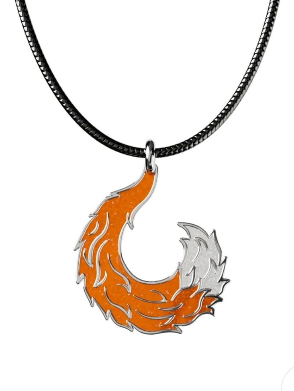 ZOX FOX TAIL NECKLACE Sold Out Collectible New Silver Fox Necklace
